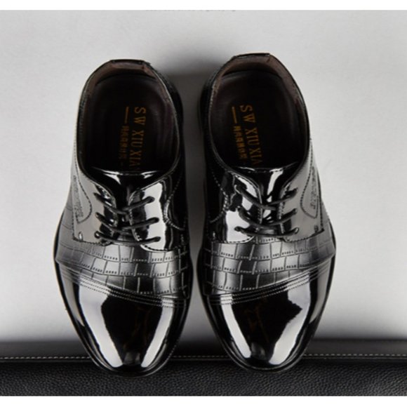 Black Designer Formal Oxford Shoes